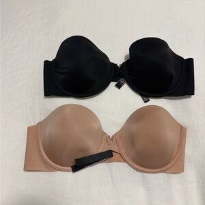 (2) EUC Victoria’s Secret Multi-way Strapless Bras